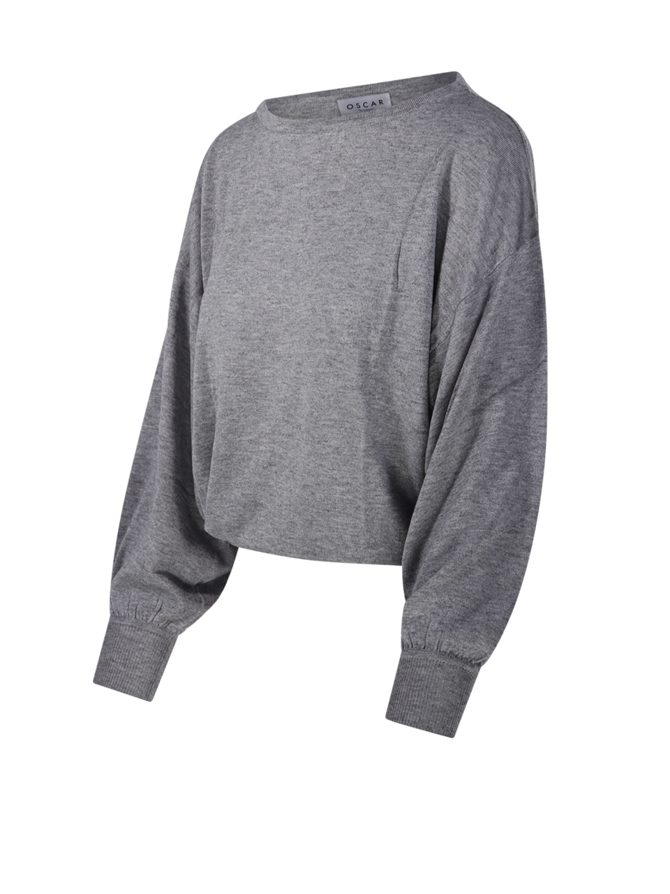 DONNA OSCAR THE COLLECTION TOP OTIS IN ACRILICO GRIGIO 