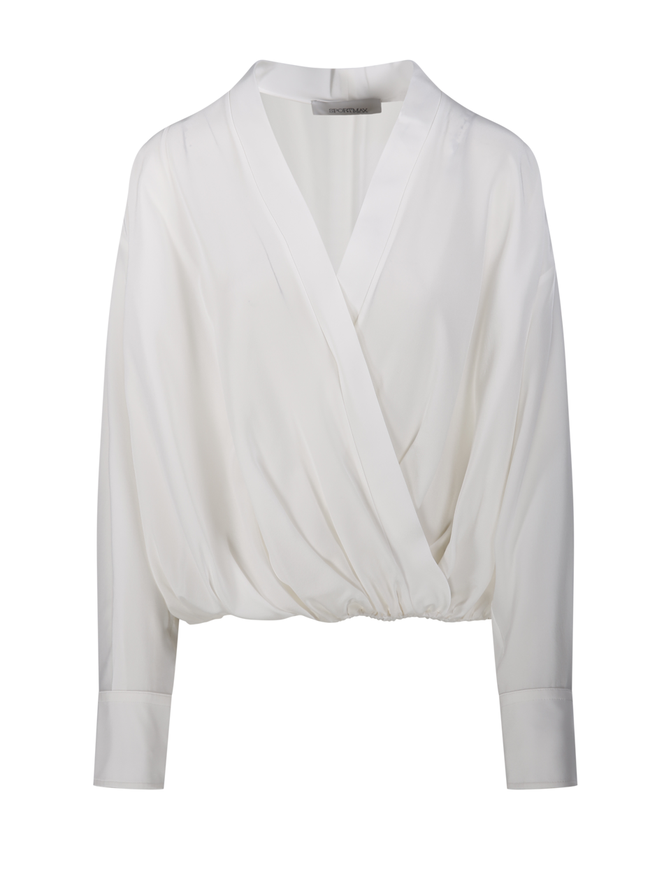 WOMAN MAXMARA SPORTMAX WHITE SILK VENERE SHIRT