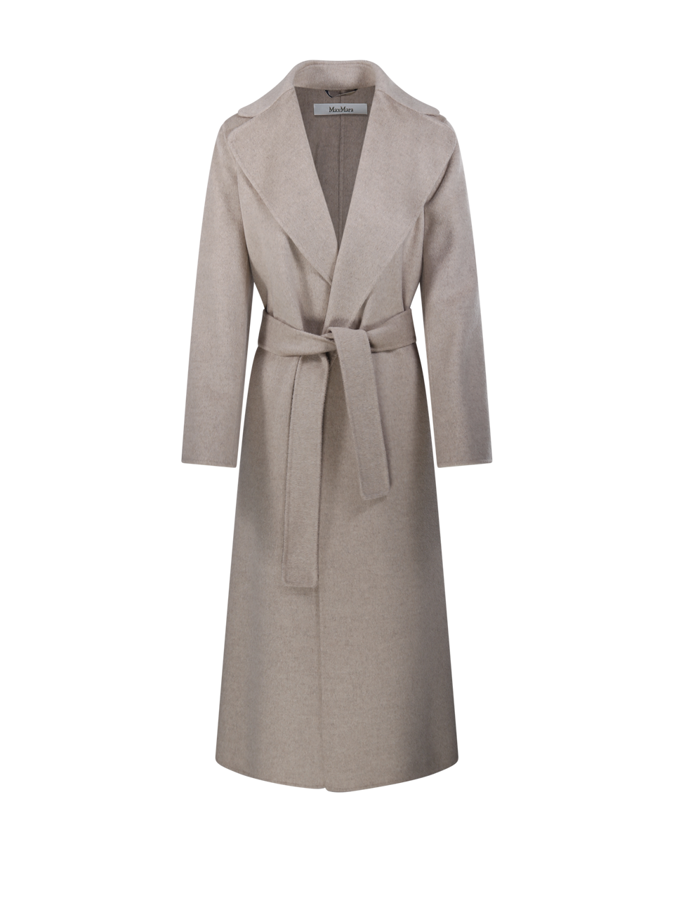 WOMAN MAXMARA S NUDE VIRGIN WOOL PAOLA COAT