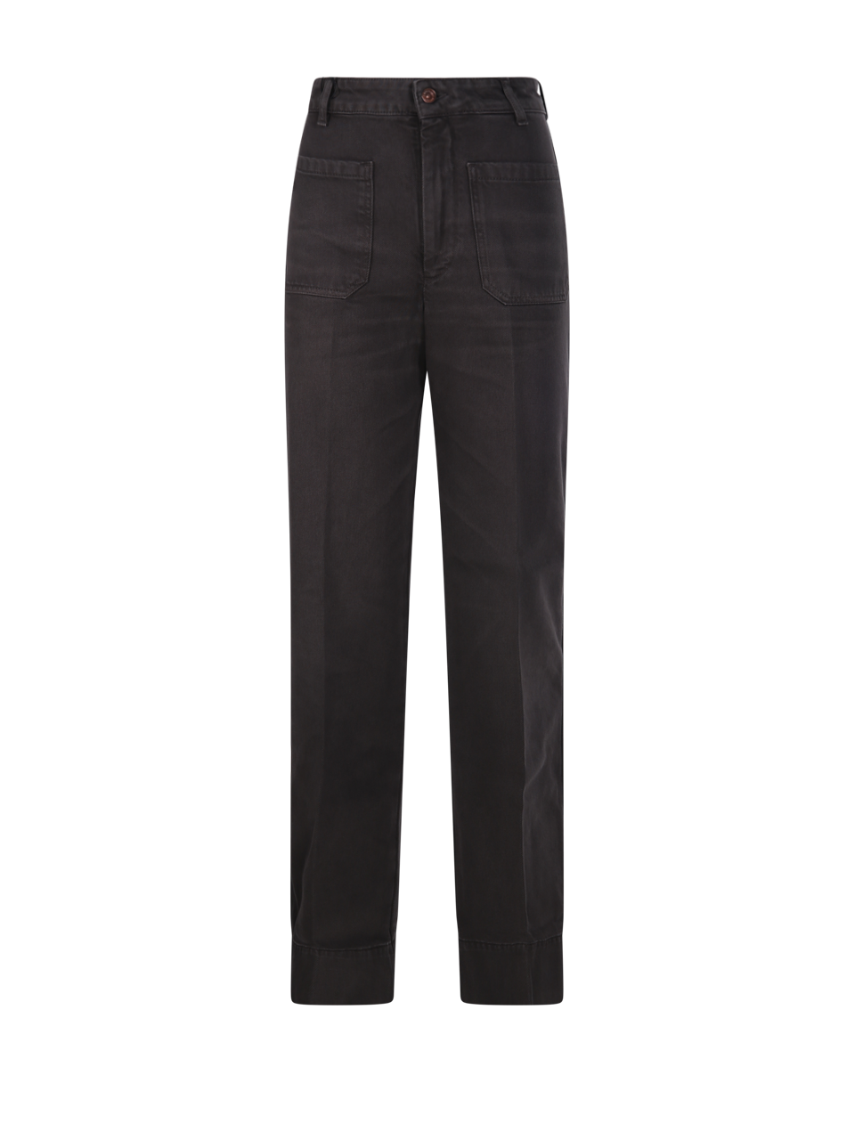 WOMAN VICTORIA BECKAHM DARK GREY COTTON ALINA JEANS