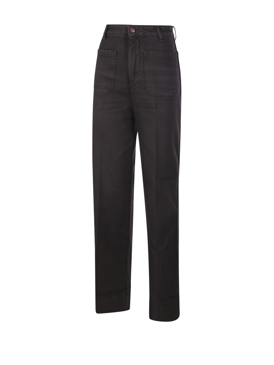 WOMAN VICTORIA BECKAHM DARK GREY COTTON ALINA JEANS