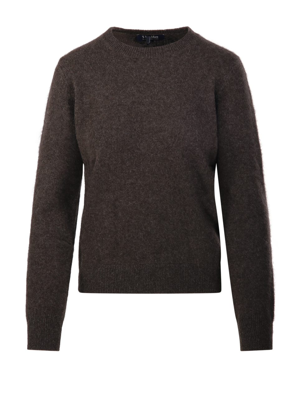 WOMAN MAXMARA S BROWN YAK VOLIERA SWEATER