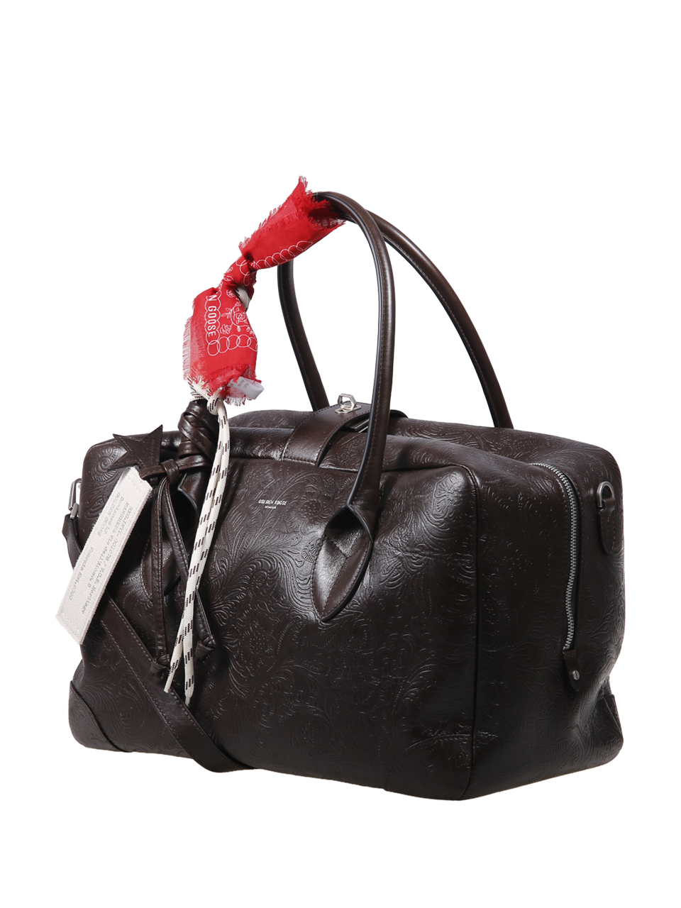 WOMAN GOLDEN GOOSE BORDEAUX COW LEATHER VITA MEDIUM BAG