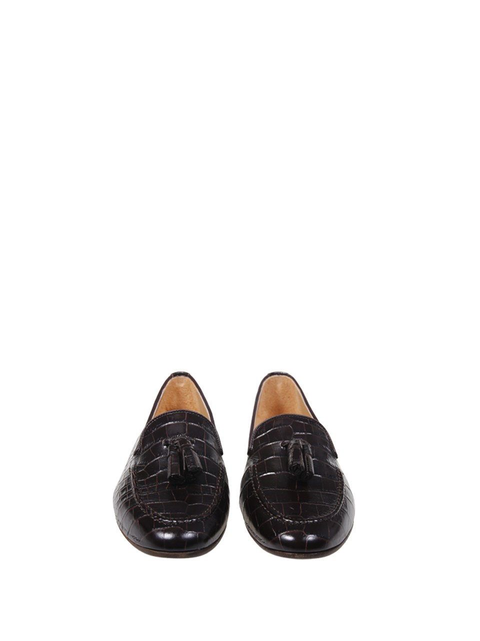 WOMAN FRANCESCO RUSSO BROWN LEATHER LOAFER