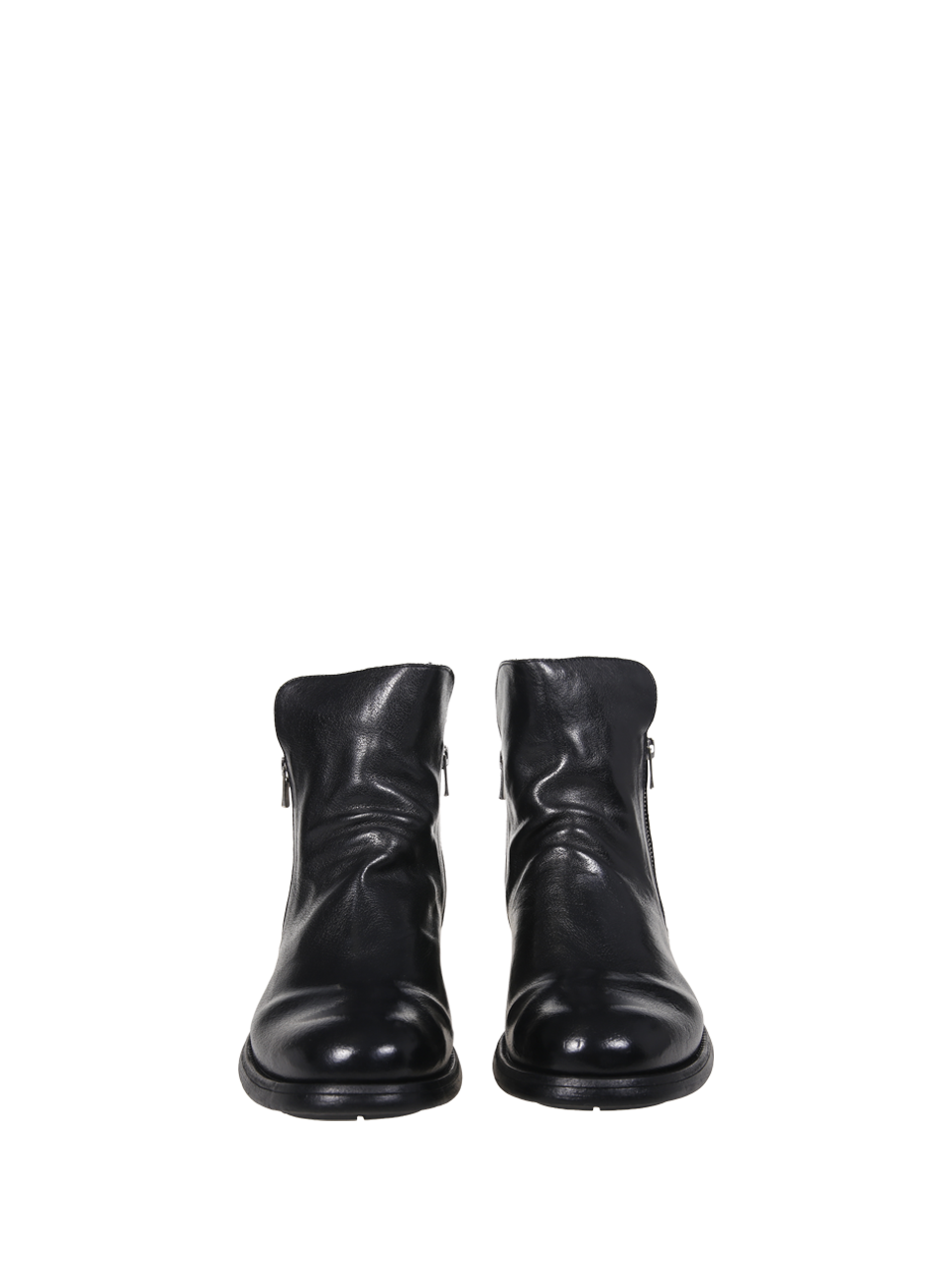 UOMO OFFICINE CREATIVE STIVALETTO CHRONICLE/042 IN PELLE NERA