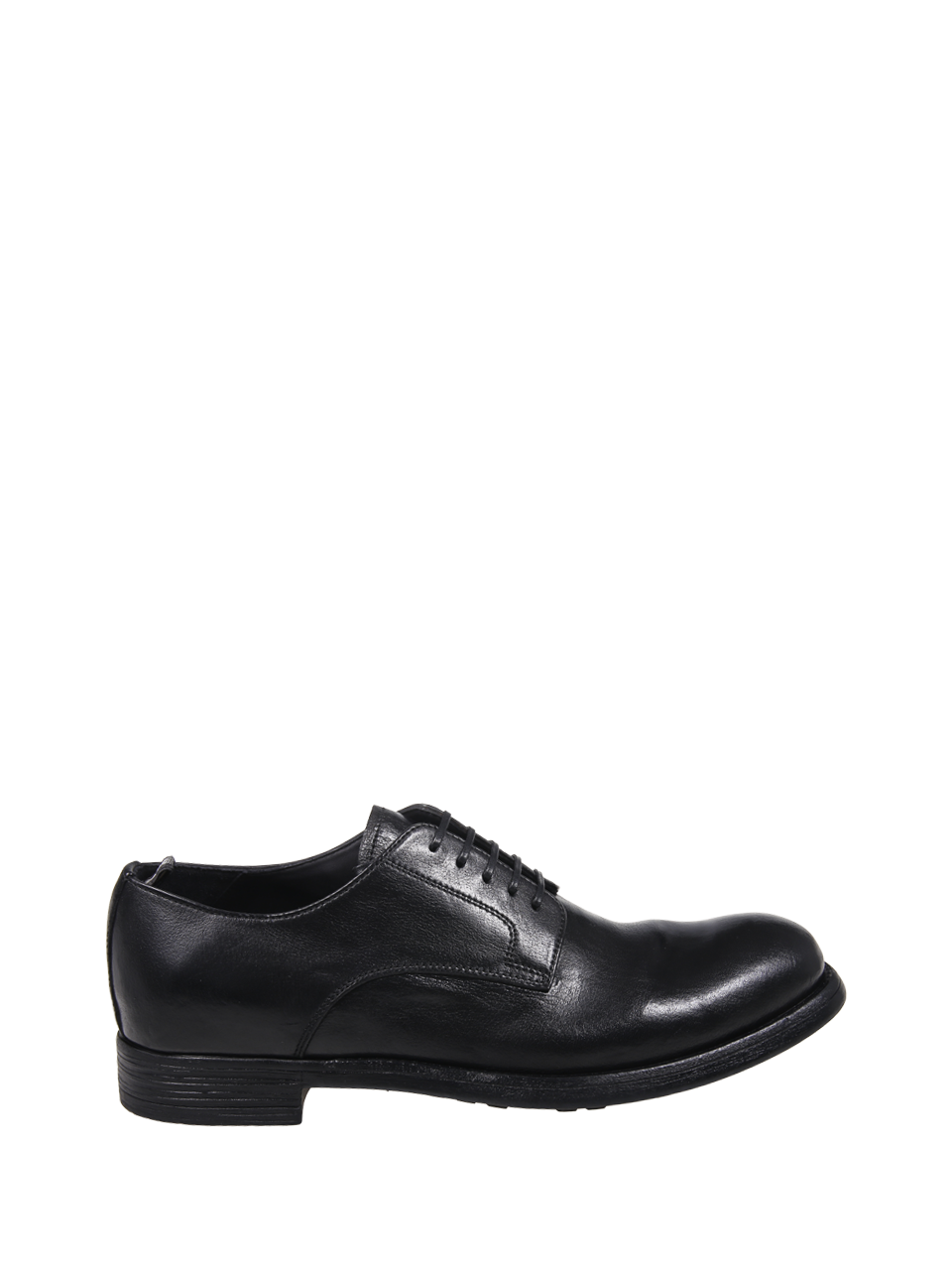 UOMO OFFICINE CREATIVE DERBY CHRONICLE/001 IN PELLE NERA 