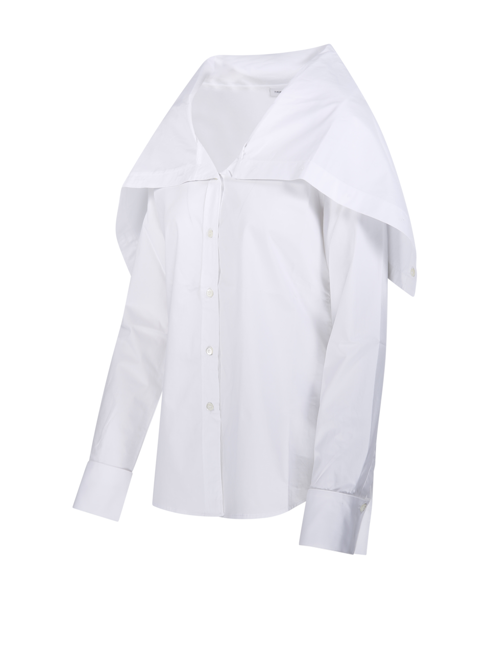 DONNA 7 FOR ALL MANKIND CAMICIA IN COTONE BIANCO 