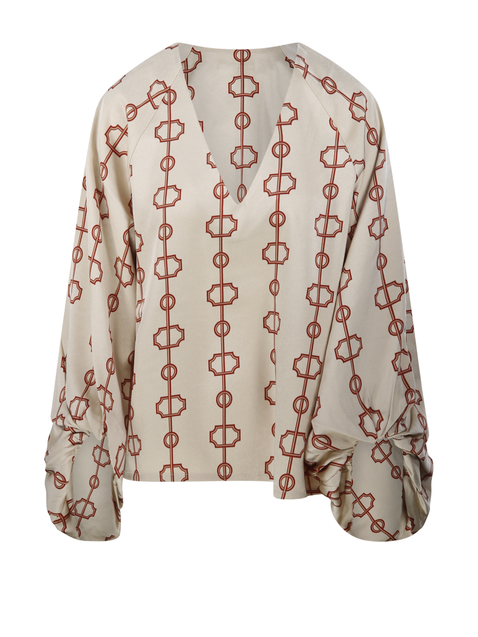 WOMAN BY MALENE BIRGER NUDE ACETATE SALIA SHIRT
