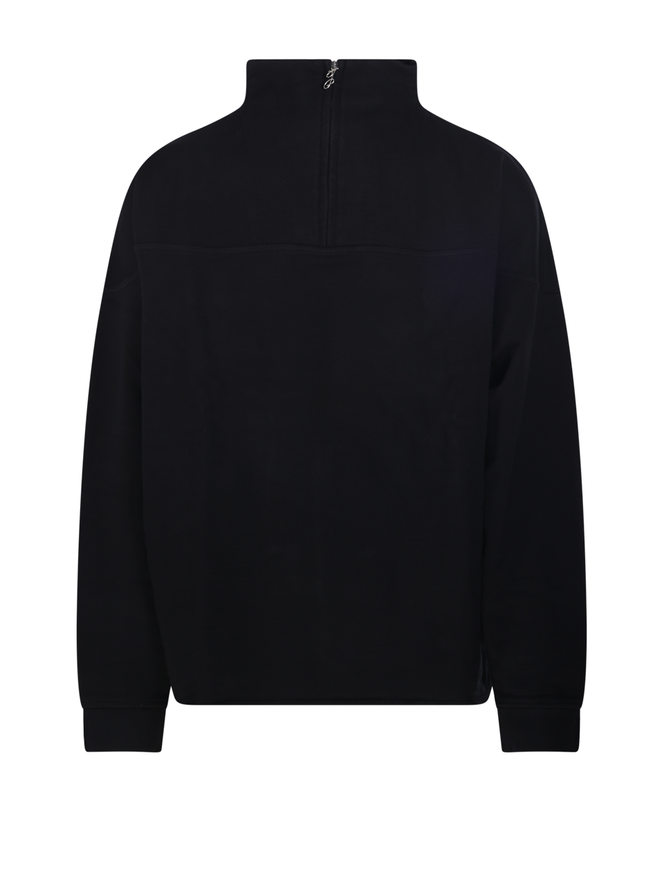 UOMO JACQUEMUS FELPA LE CAMIONNEUR ROND CARRE IN COTONE NERO 