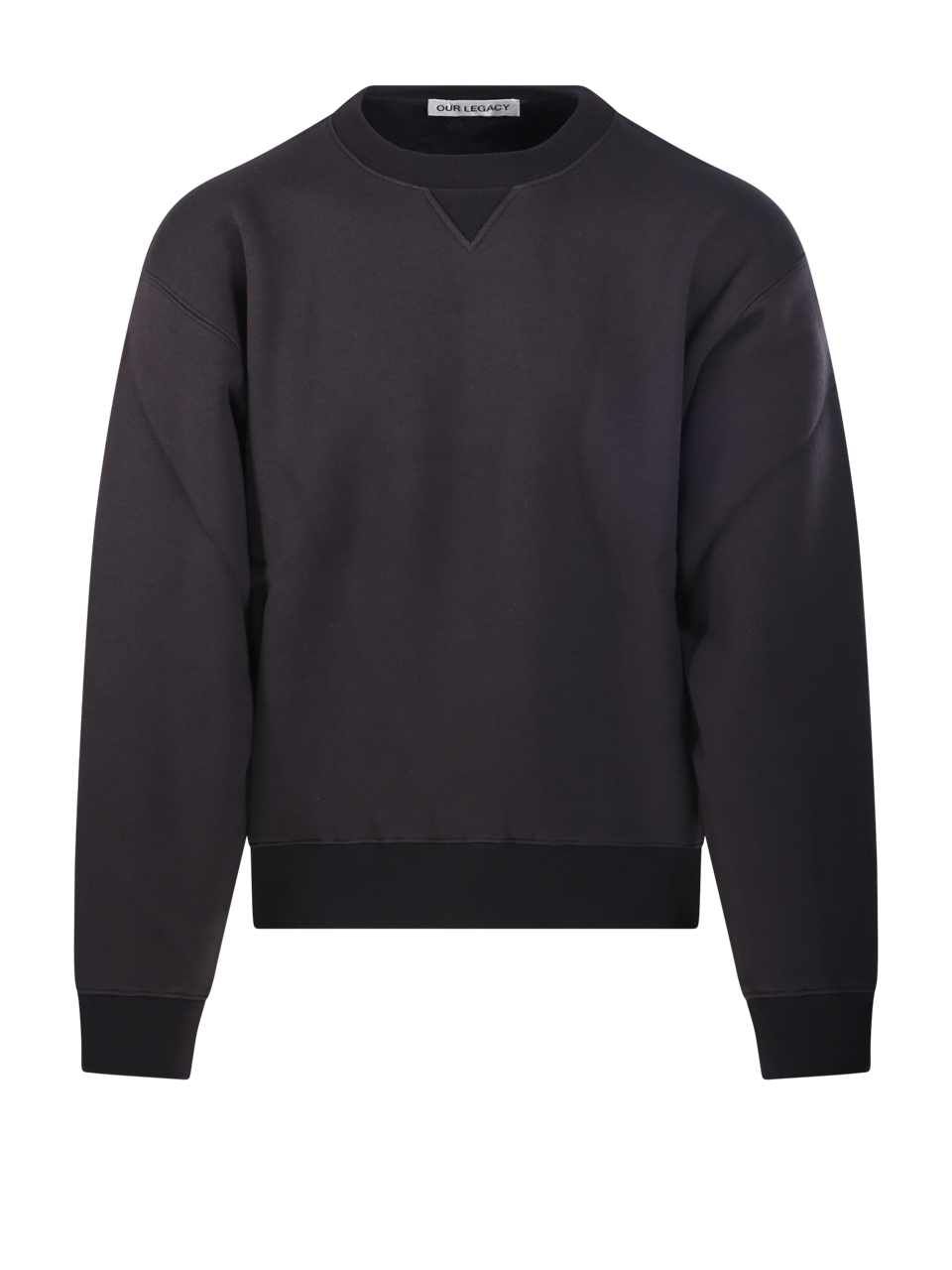UOMO OUR LEGACY FELPA PERFECT IN COTONE MARRONE 