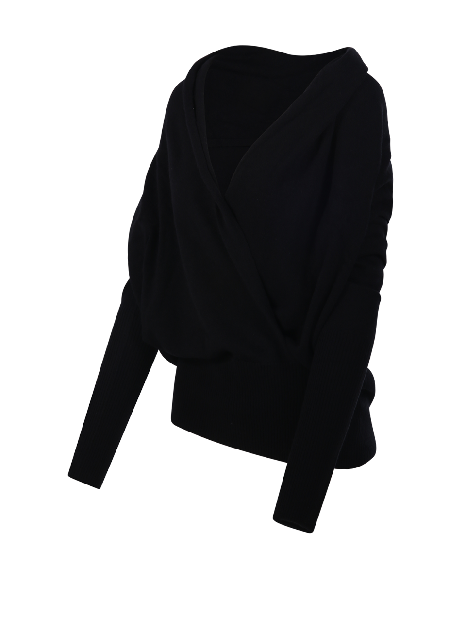 DONNA 7 FOR ALL MANKIND MAGLIONE IN LANA NERA 