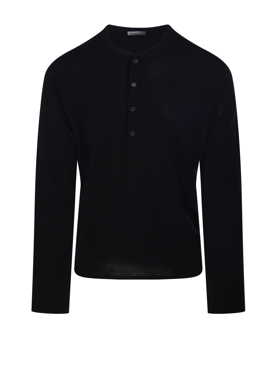 MEN DIANA STUDIO BLACK MERINO WOOL SERAFINO SWEATER 