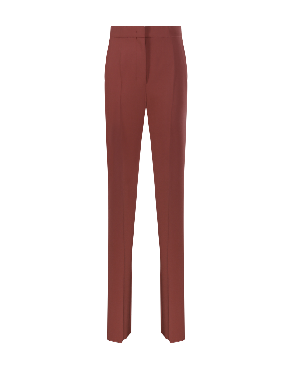 DONNA MAXMARA PIANOFORTE PANTALONI ELISEO IN TRIACETATO ROSSO