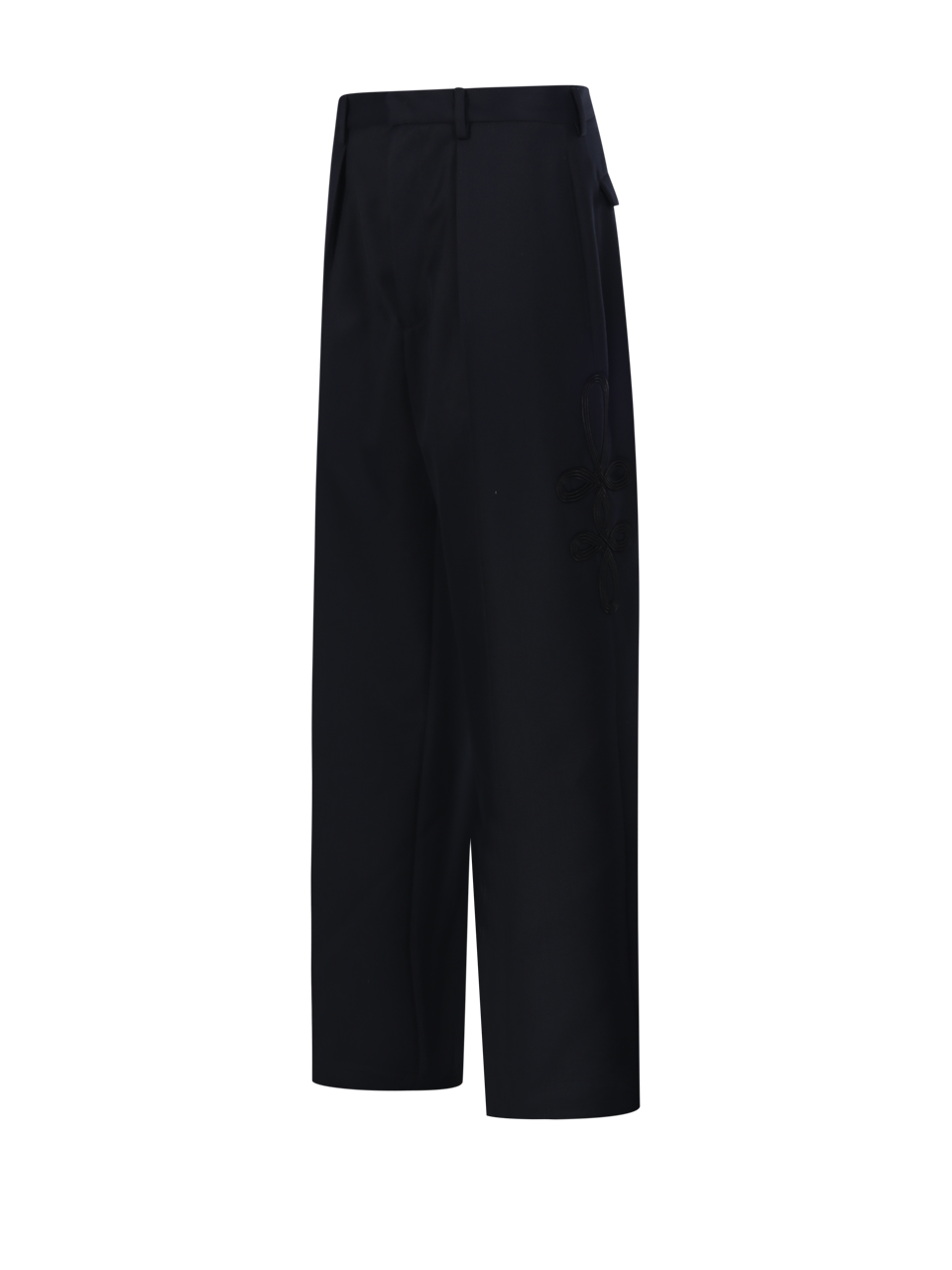 WOMAN THE EROSE BLUE POLYESTER THE EROSE PANT
