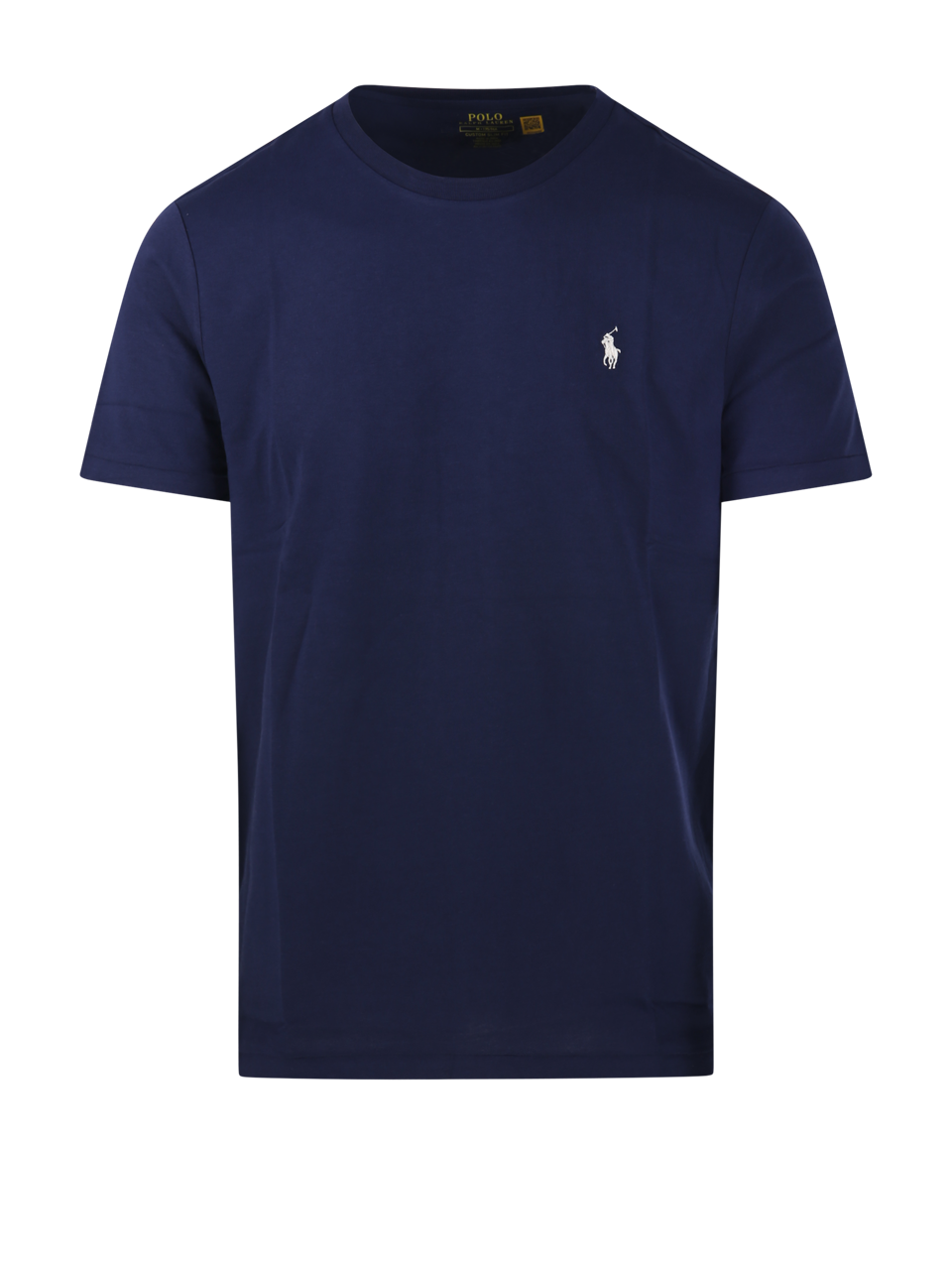 UOMO RALPH LAUREN T-SHIRT IN COTONE BLU 