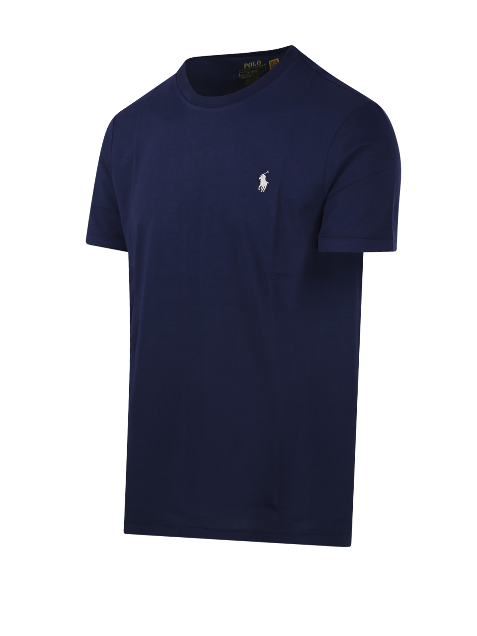 UOMO RALPH LAUREN T-SHIRT IN COTONE BLU 