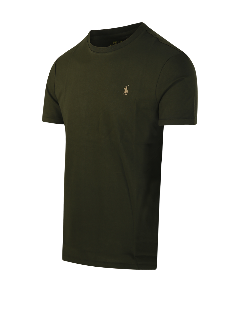 UOMO RALPH LAUREN T-SHIRT IN COTONE VERDE 