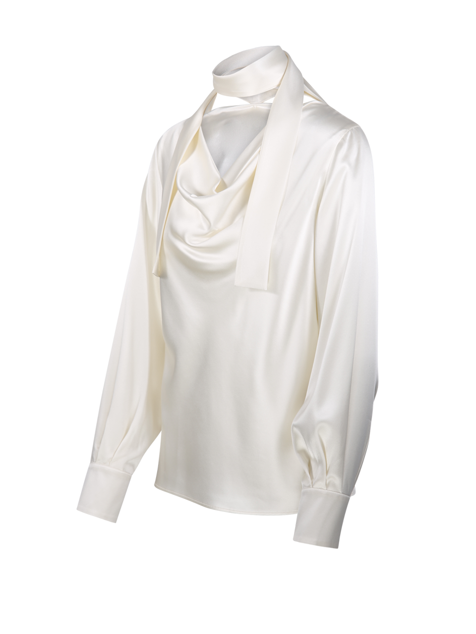 DONNA MAXMARA PIANOFORTE CAMICIA FIOCCHI IN SETA BIANCA 