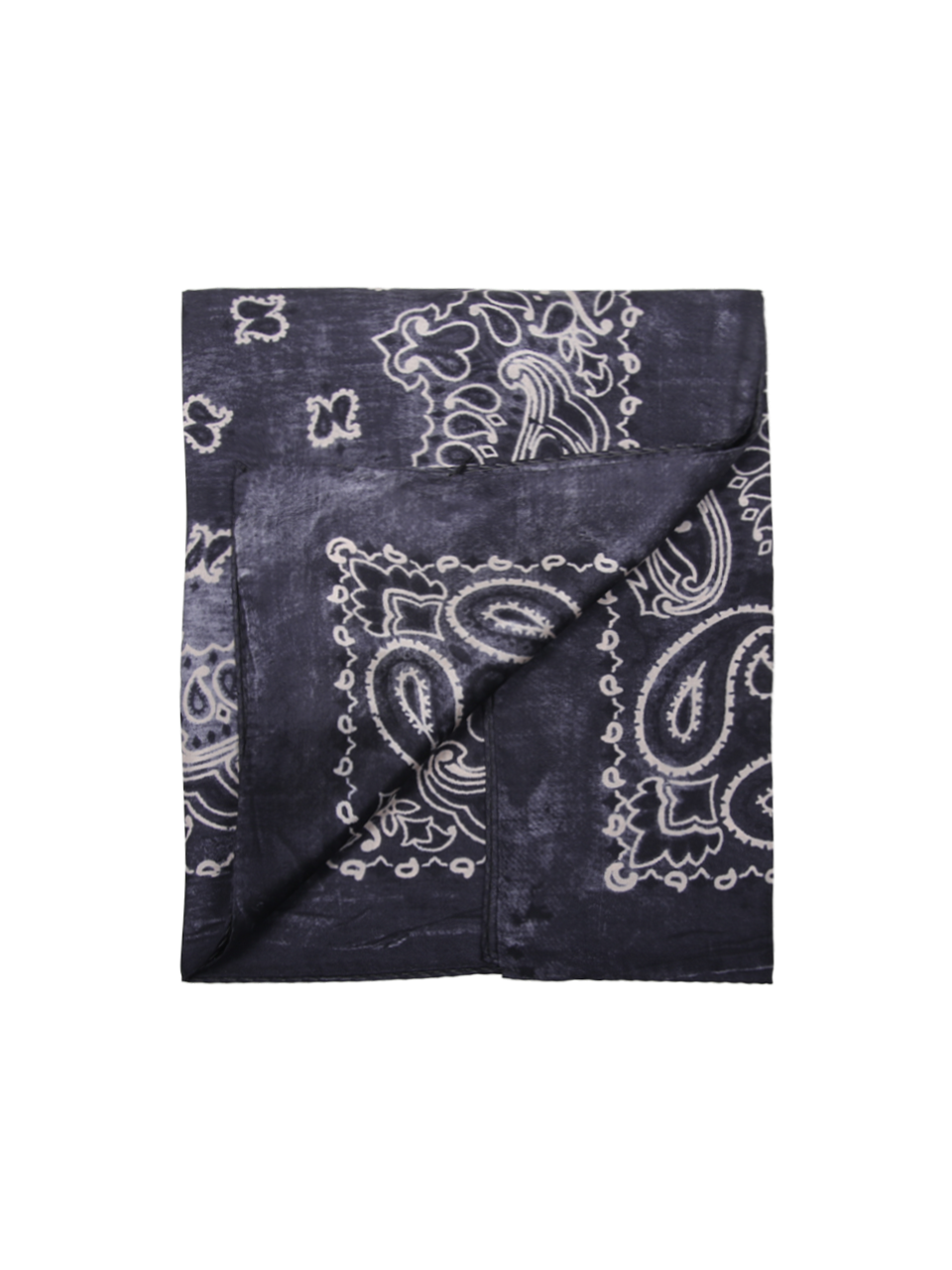 WOMAN GOLDEN GOOSE BLUE SILK GOLDEN FOULARD PAISLEY PRINT