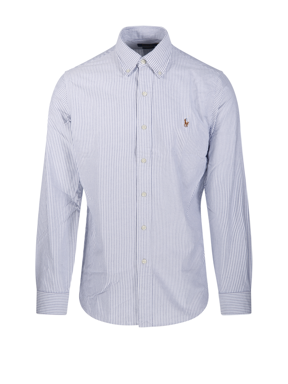 UOMO RALPH LAUREN CAMICIA BLU IN COTONE 