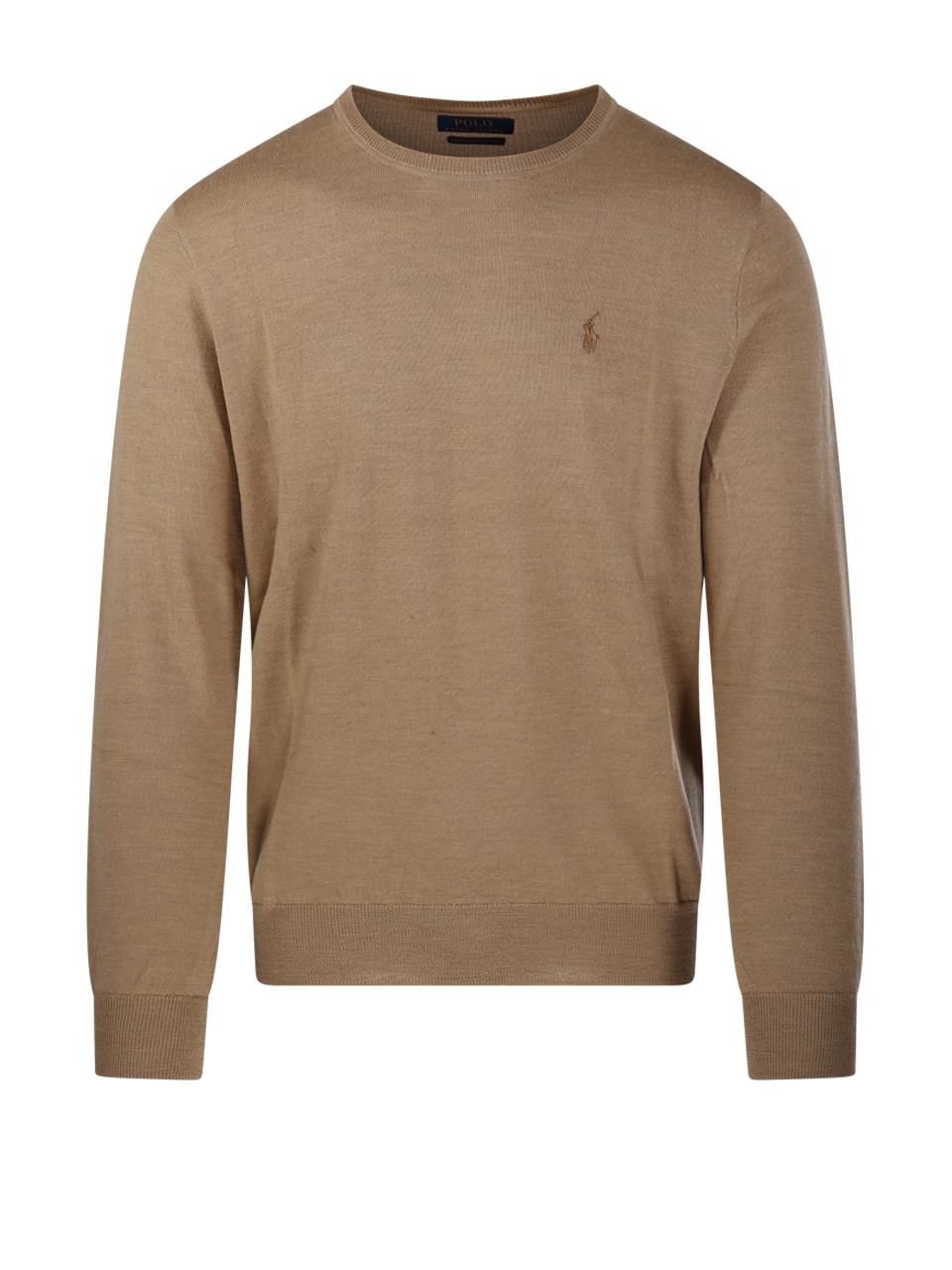 UOMO RALPH LAUREN MAGLIONE IN LANA BEIGE 