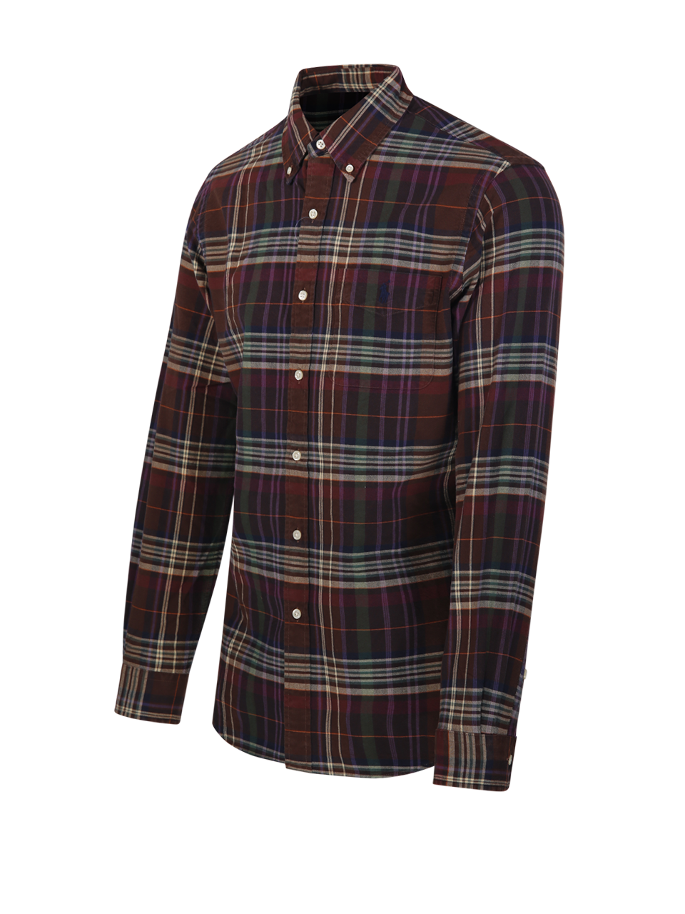 MEN RALPH LAUREN BROWN COTTON SHIRT