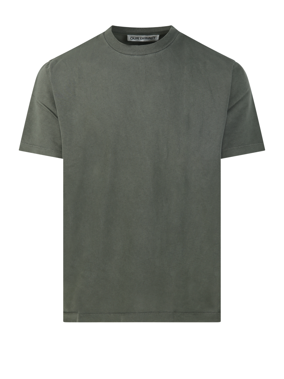 MEN OUR LEGACY GREEN ORGANIC COTTON BOX T-SHIRT