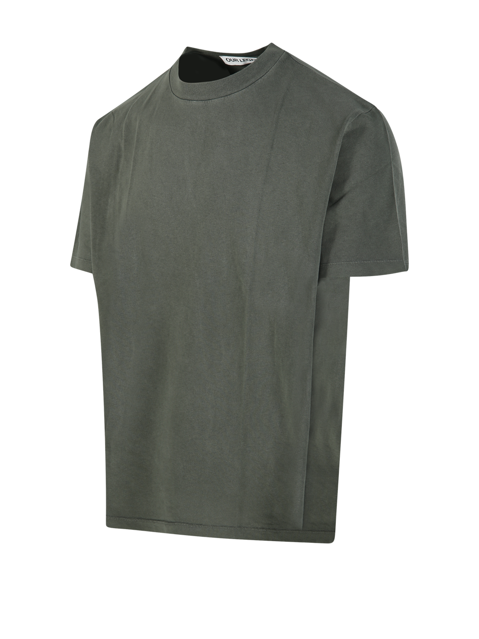 MEN OUR LEGACY GREEN ORGANIC COTTON BOX T-SHIRT