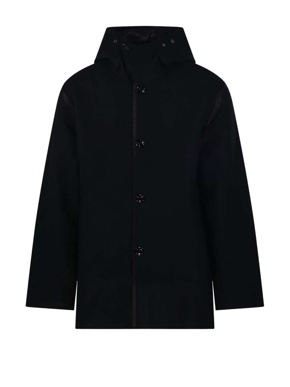 UOMO OUR LEGACY GIACCA LINER IN LANA VERGINE NERA 