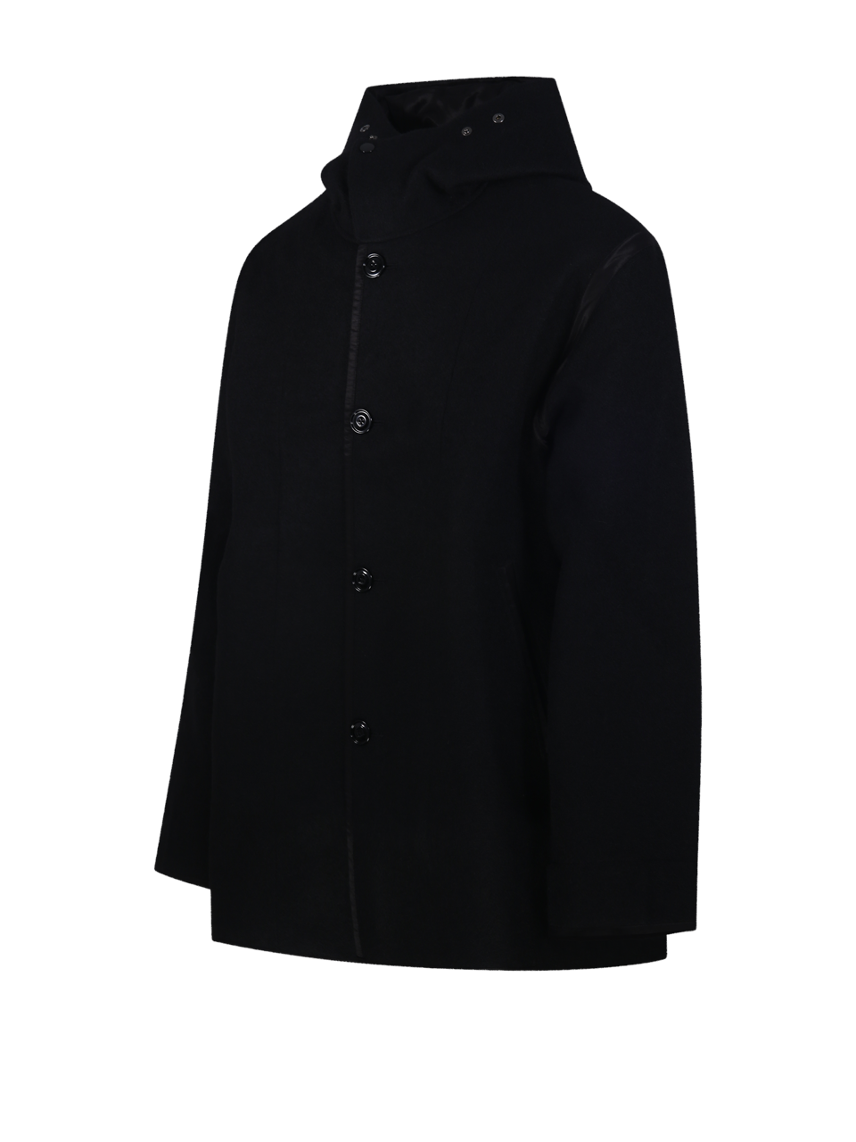 UOMO OUR LEGACY GIACCA LINER IN LANA VERGINE NERA 