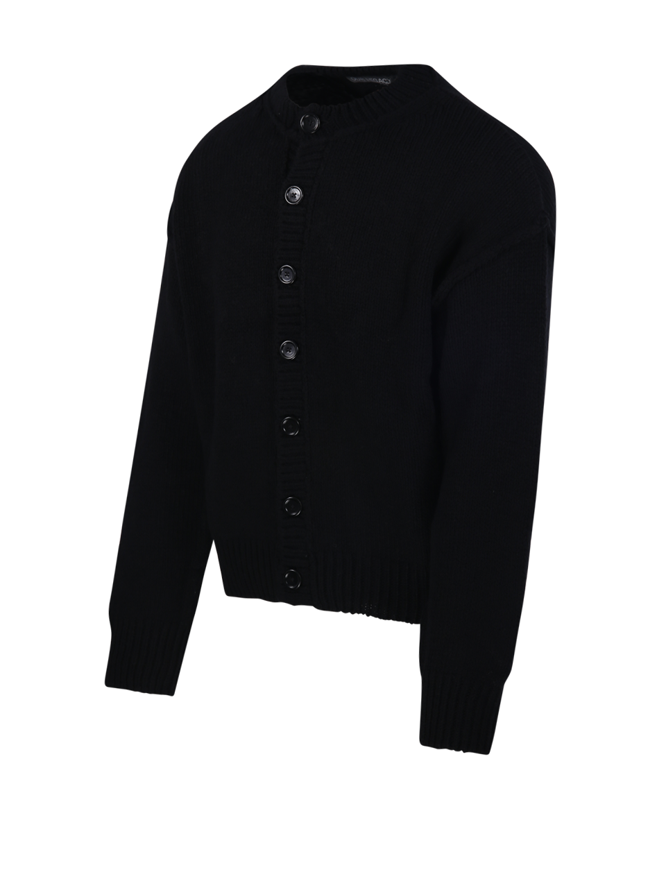 MEN OUR LEGACY BLACK WOOL PITCH CARDIGAN
