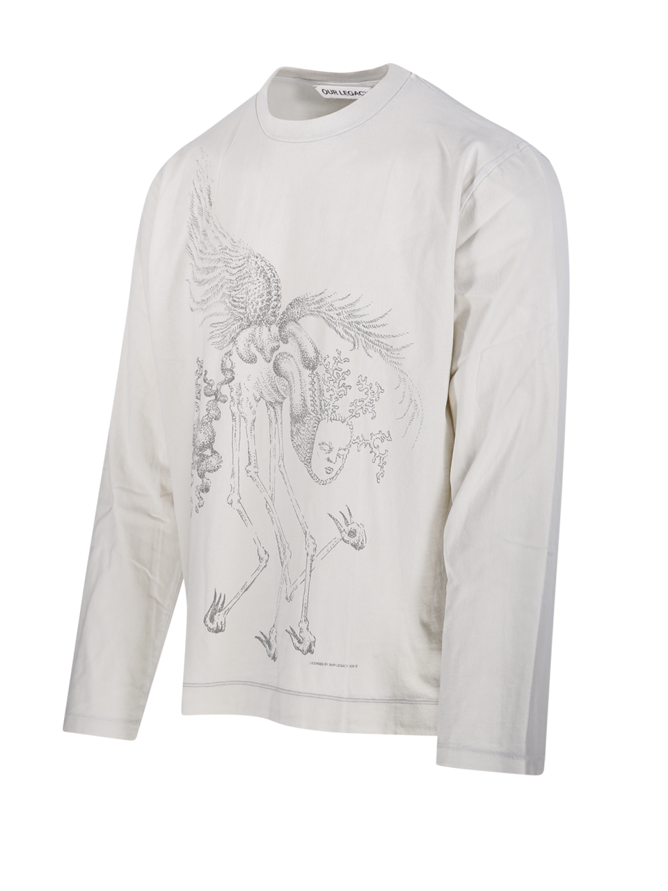 UOMO OUR LEGACY T-SHIRT IN COTONE ORGANICO NUDE 