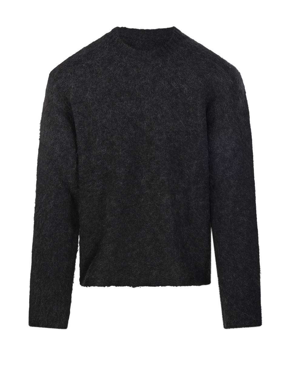 MEN DIANA STUDIO DARK GREY TERMOPLASTIC CREWNECK SWEATER