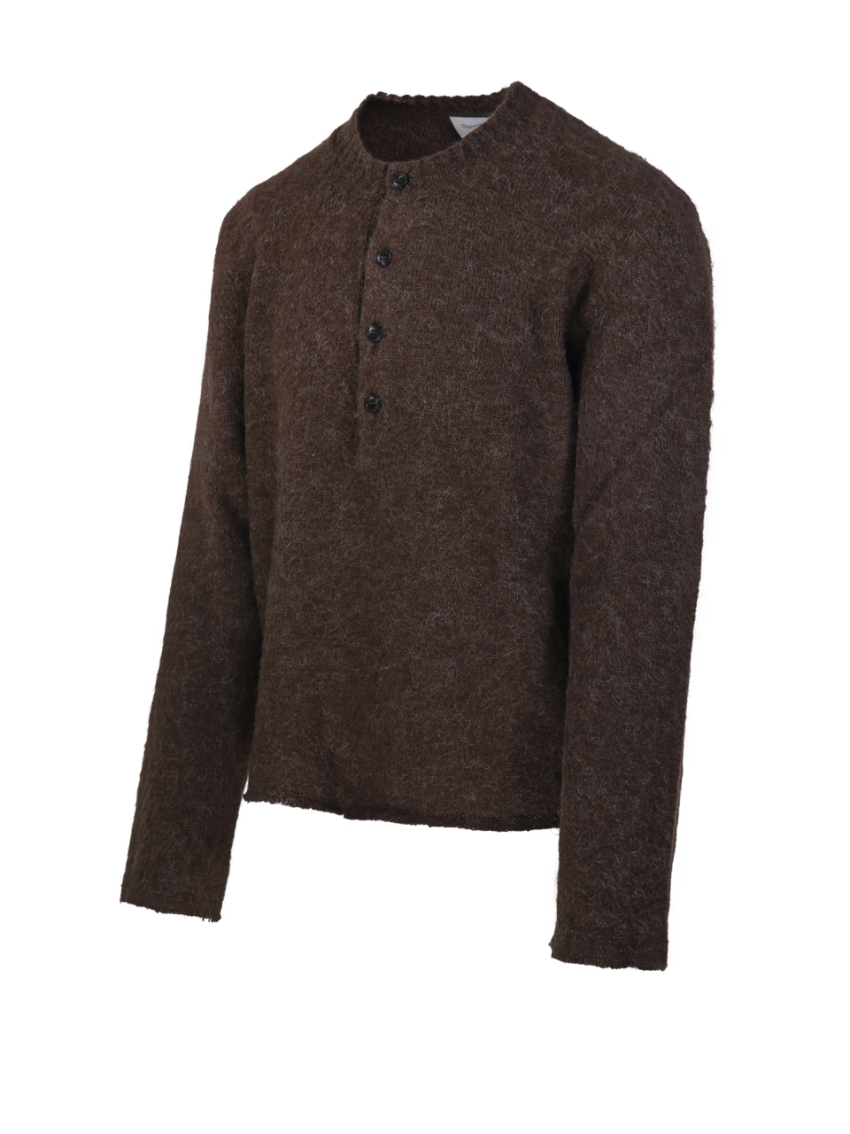 MEN DIANA STUDIO BROWN TERMOPLASTIC SERAFINO SWEATER 