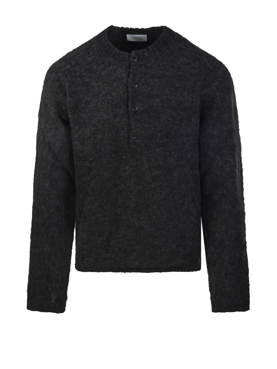 MEN DIANA STUDIO DARK GREY TERMOPLASTIC SERAFINO SWEATER 