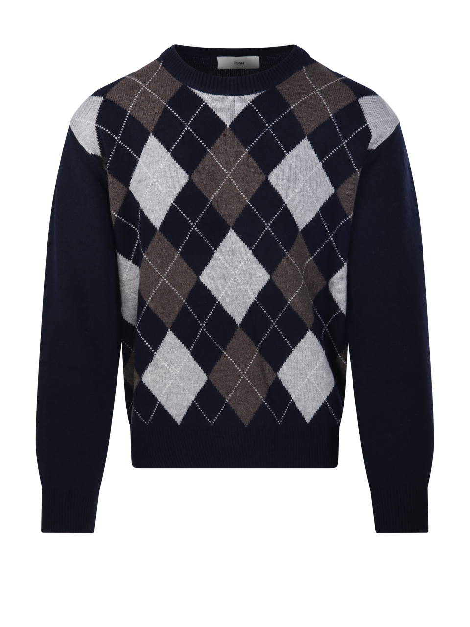 ARGYLE CREW NECK SWEATER