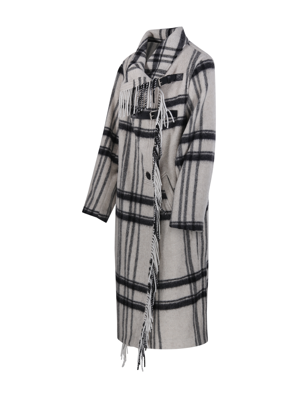 DONNA MARANT ETOILE CAPPOTTO GIHAN GC IN LANA NERA NUDE WOOL GIHAN GC COAT