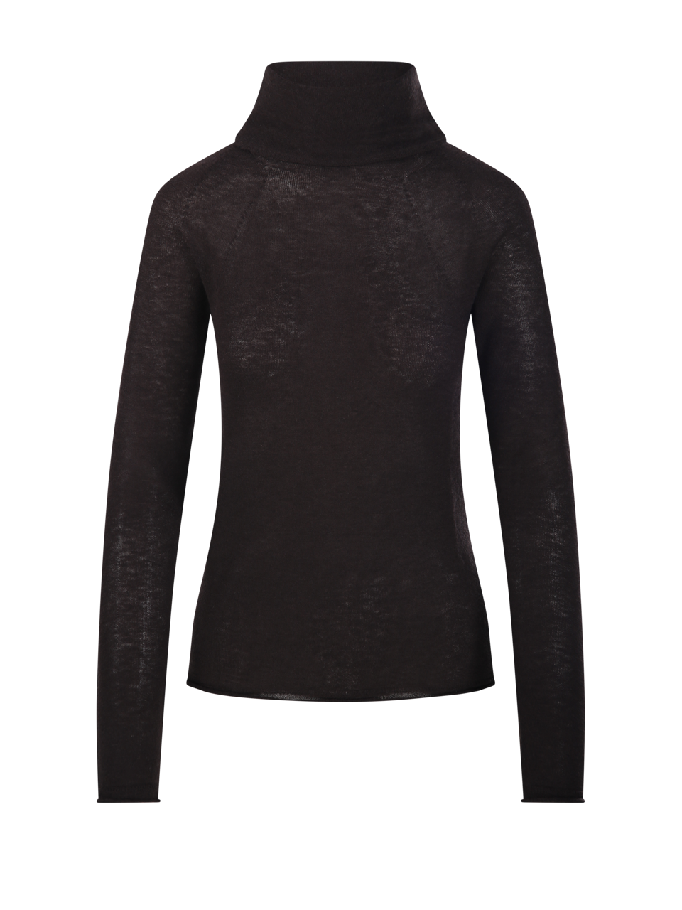 WOMAN ROBERTO COLLINA BROWN MERINO WOOL SWEATER