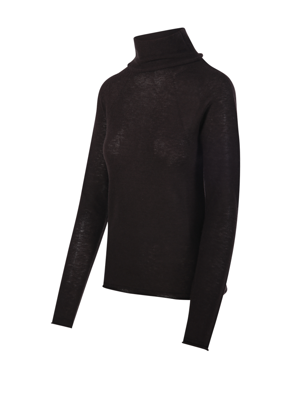 WOMAN ROBERTO COLLINA BROWN MERINO WOOL SWEATER