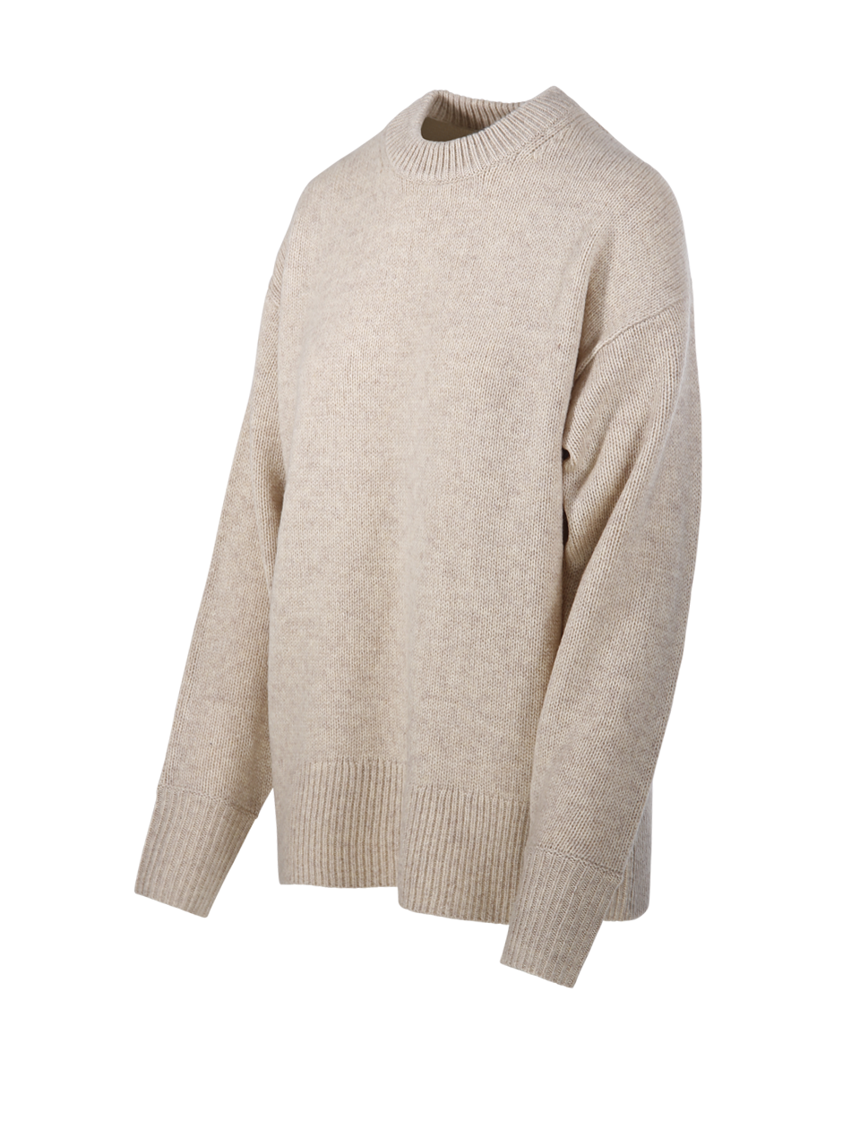 WOMAN BY MALENE BIRGER NUDE WOOL BRADLEY SWEATER