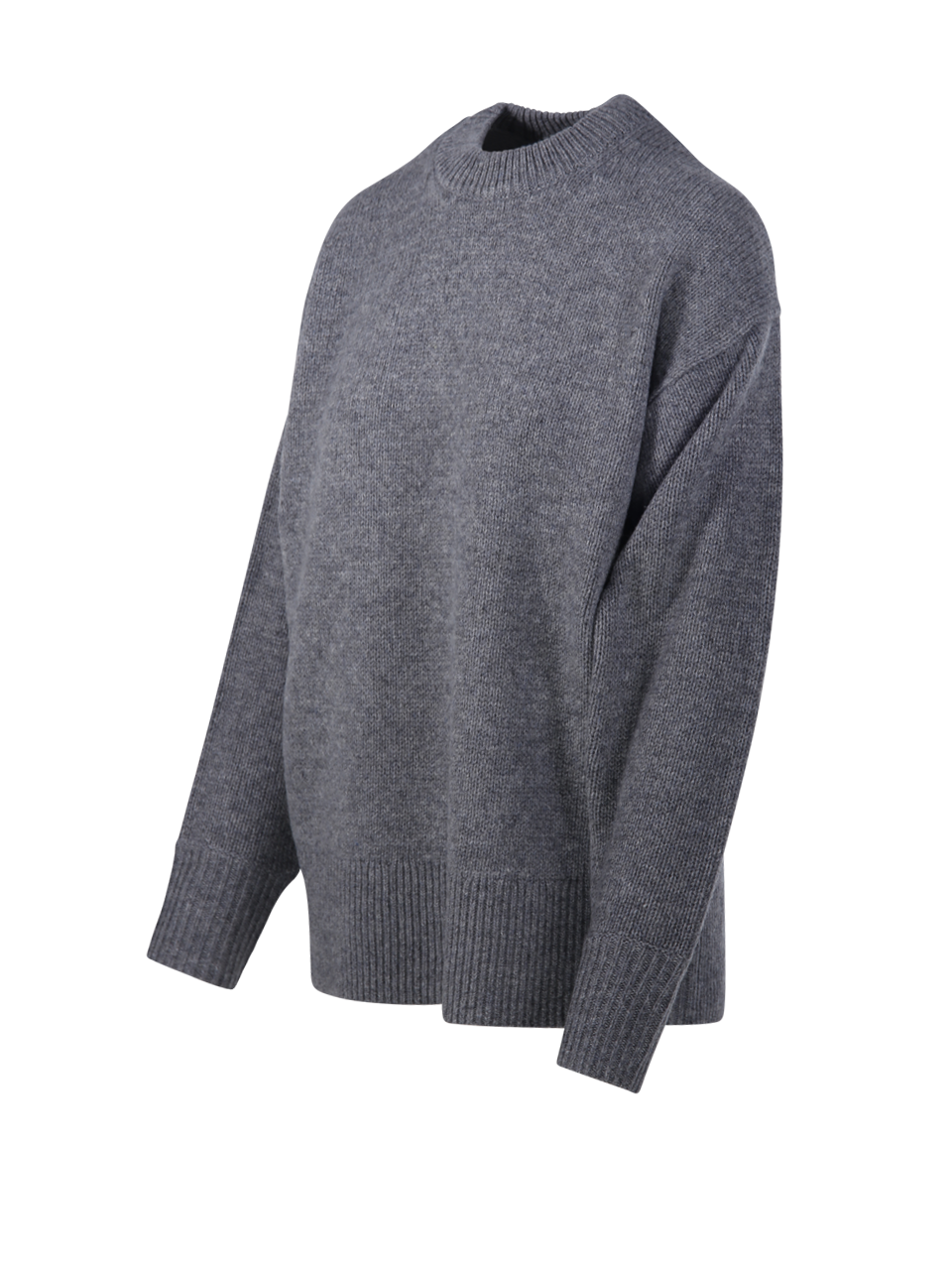WOMAN BY MALENE BIRGER GREY WOOL BRADLEY SWEATER