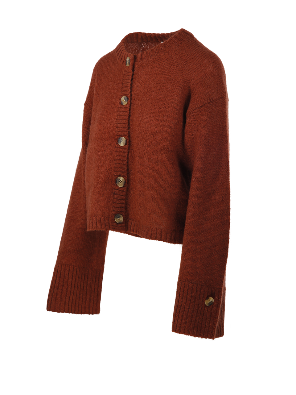 WOMAN BY MALENE BIRGER RED WOOL CIERROU SOFT PULLOVER