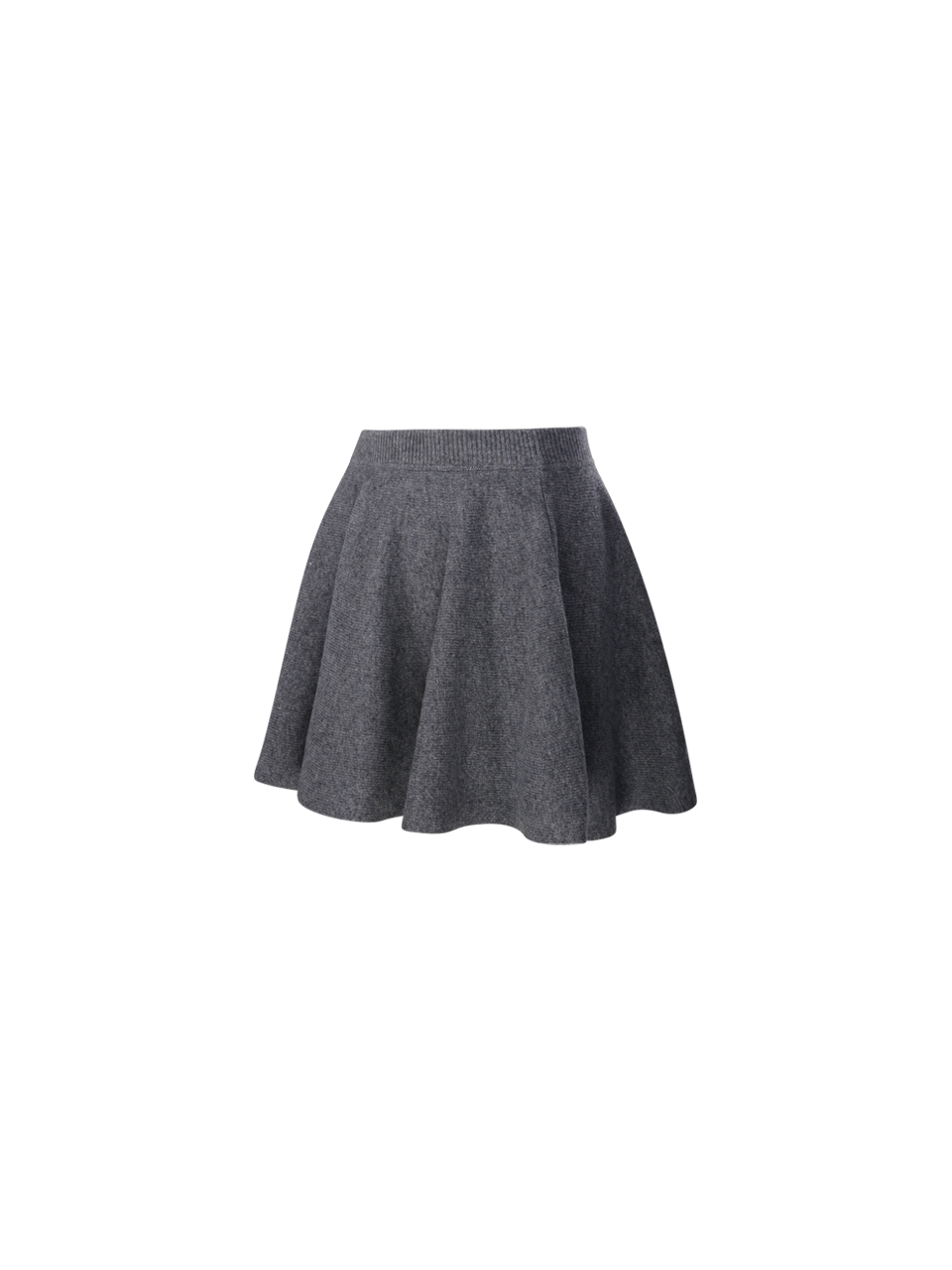 WOMAN BY MALENE BIRGER GREY WOOL SHERRY SKIRT