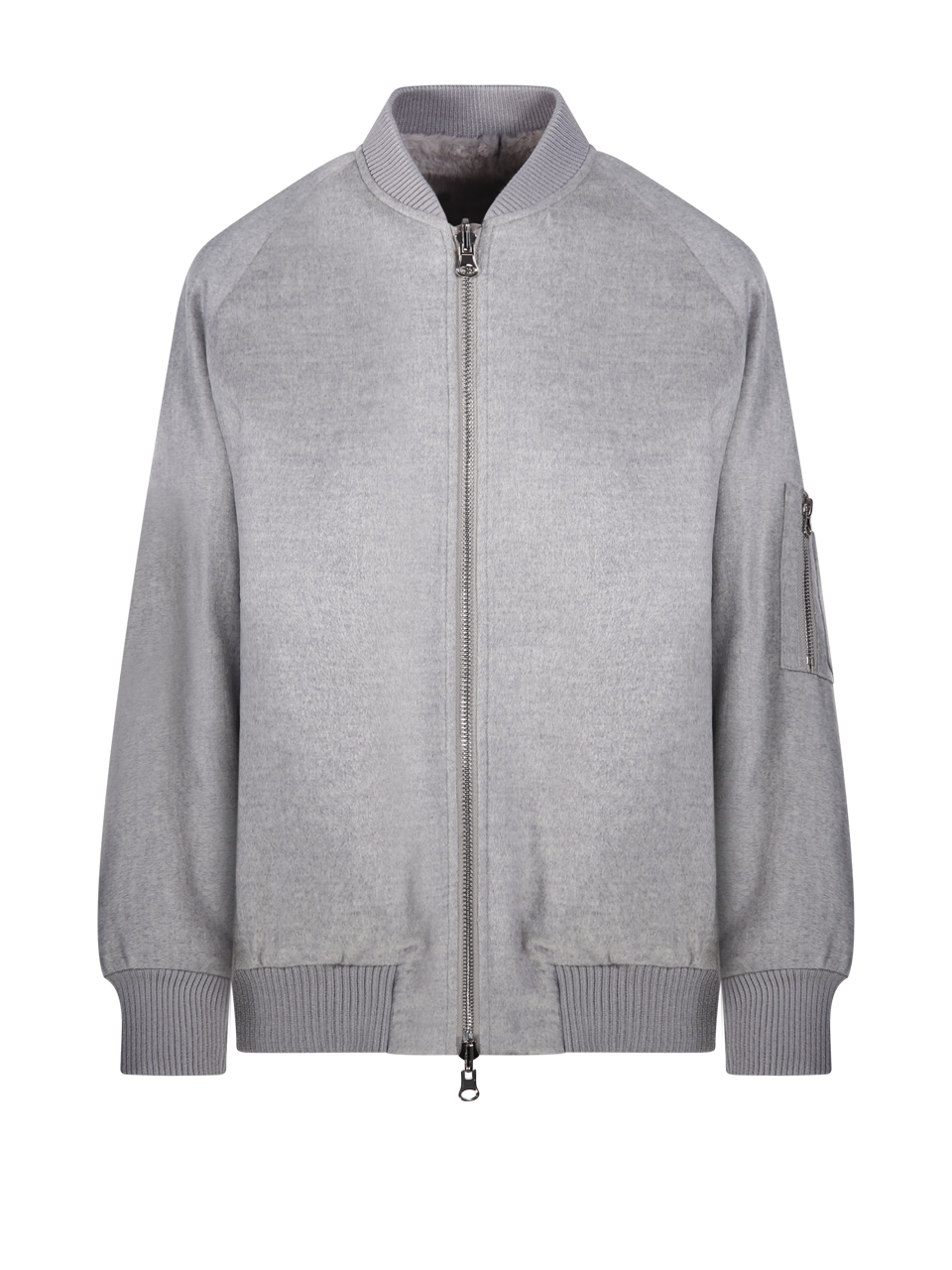 WOMAN VALENTINI 1972 GREY POLYESTER ECO MINK JACKET