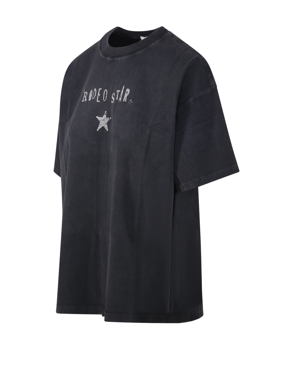 WOMAN RAG & BONE BLACK COTTON RODEO STAR ALEX TEE-SHIRT