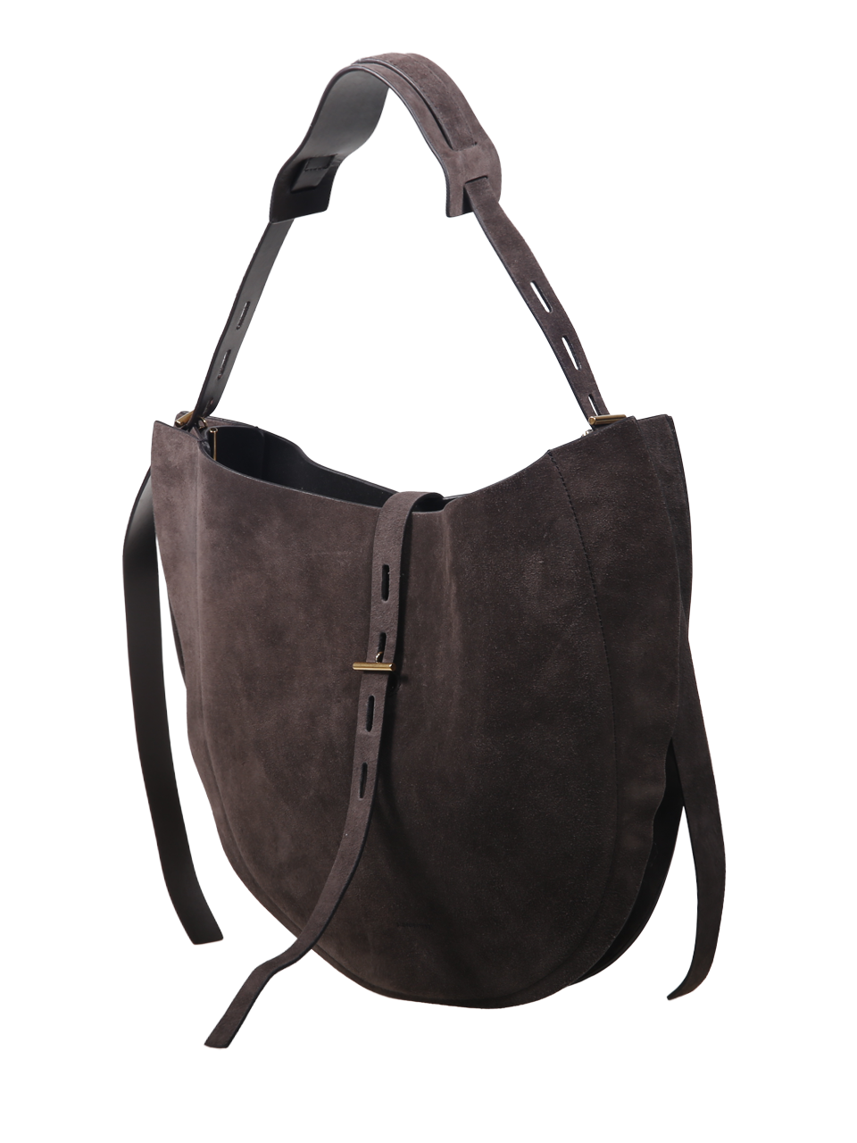 WOMAN MINOBOSSI BROWN LEATHER LIZ BAG