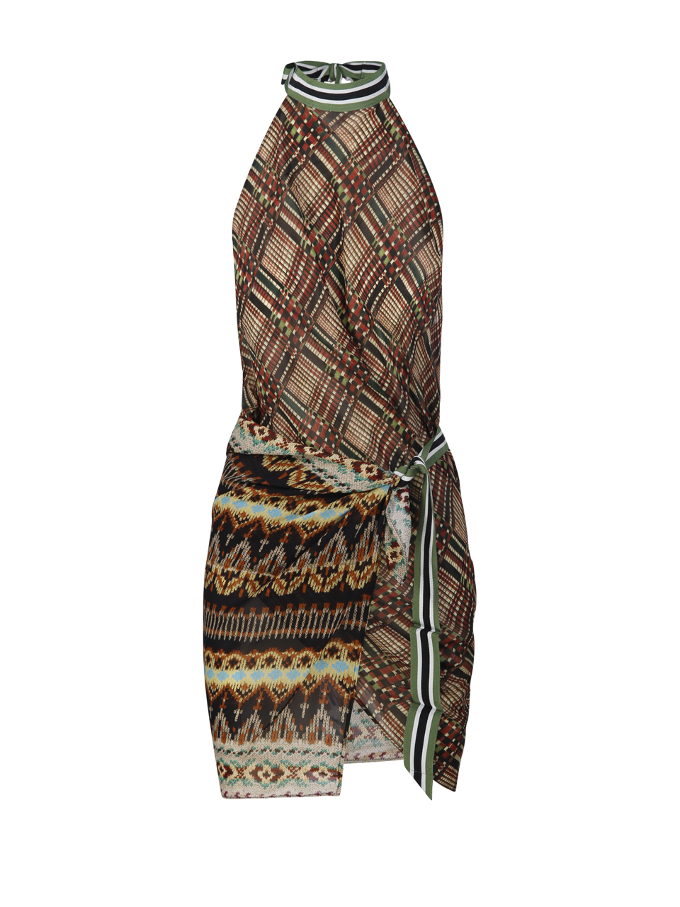 WOMAN DRIES VAN NOTEN GREEN VISCOSE CARFYS TOP