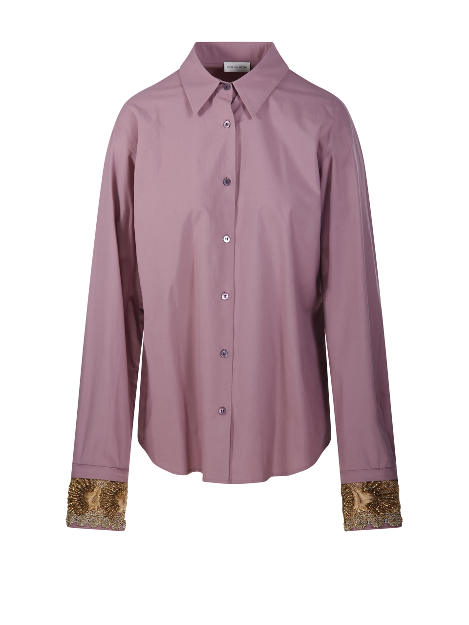WOMAN DRIES VAN NOTEN PINK COTTON CHLORIS SHIRT
