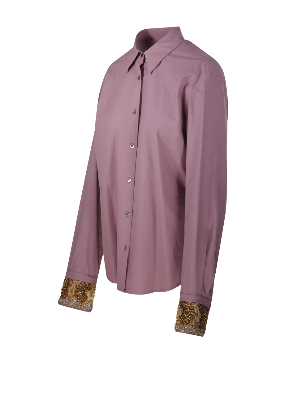 WOMAN DRIES VAN NOTEN PINK COTTON CHLORIS SHIRT