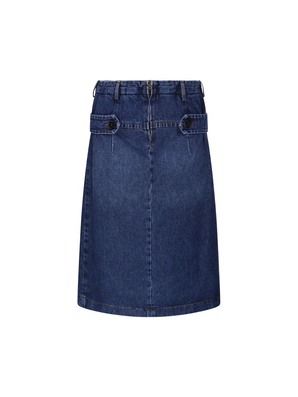 WOMAN DRIES VAN NOTEN BLUE COTTON SENTE SKIRT